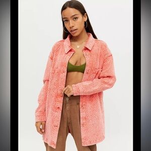 BDG by Urban Outfitters Coral Corduroy Shacket
Size Small – Excellent Condition